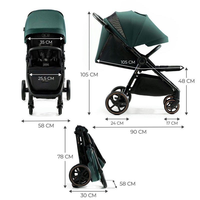 kinderkraft mitzy wózek spacerowy