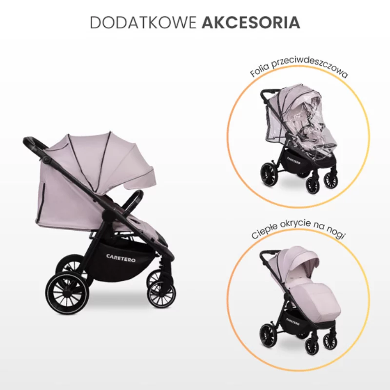 Folia przeciwdeszczowa i otulacz na nogi