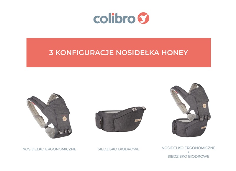 colibro honey nosidełko wielofunkcyjne 12w1