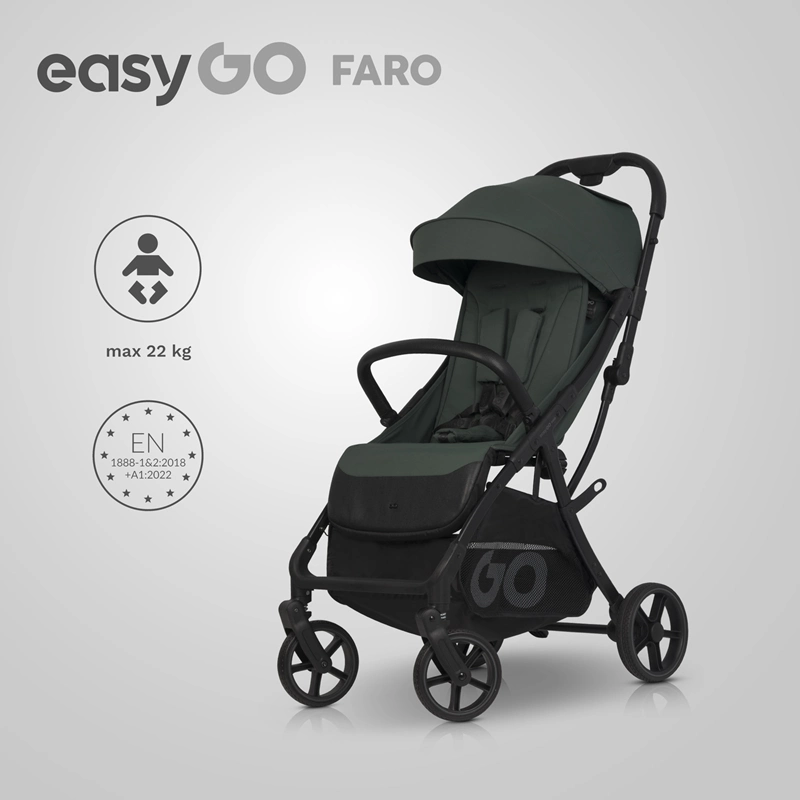 Wózek spacerowy EASYGO FARO w wersji rozłożonej