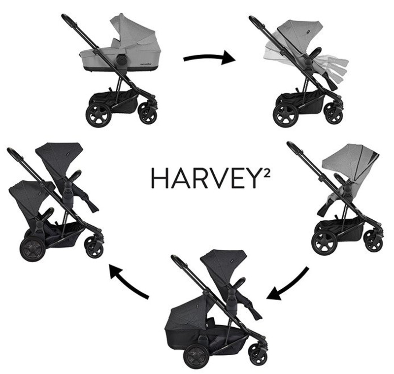 easywalker harvey2 wózek 2w1