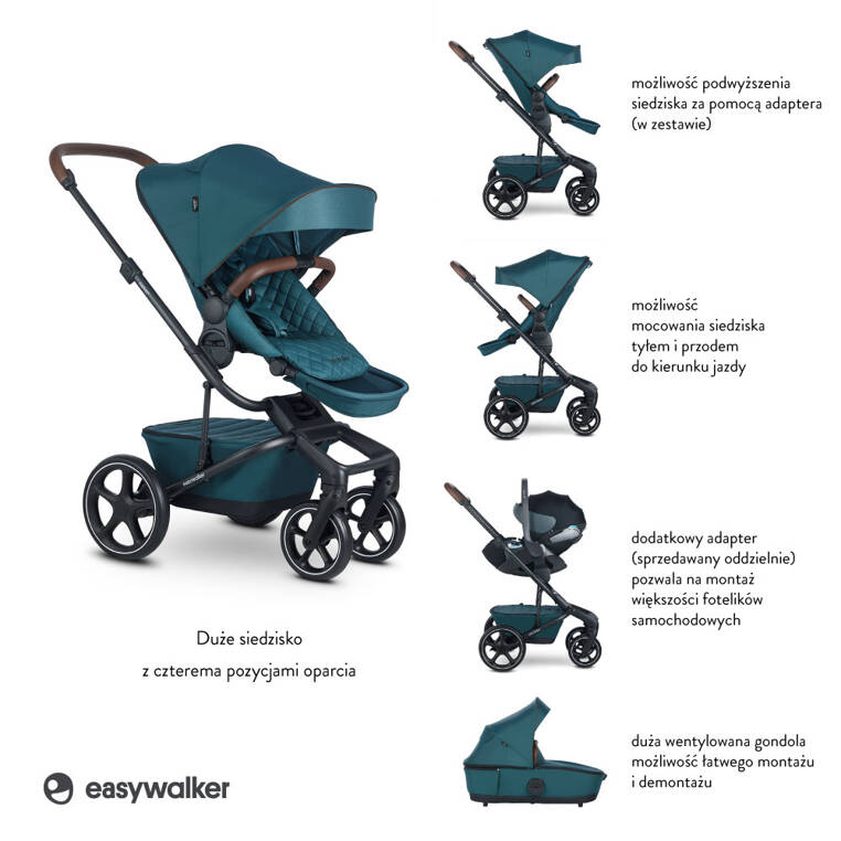 easywalker harvey5 premium wózek 2w1