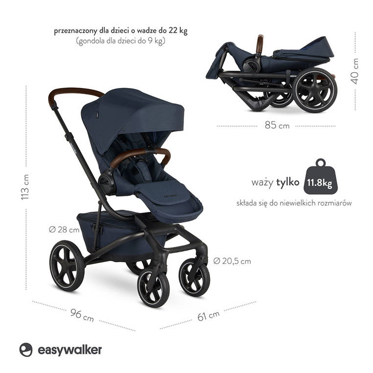 easywalker jimmey wózek 2w1