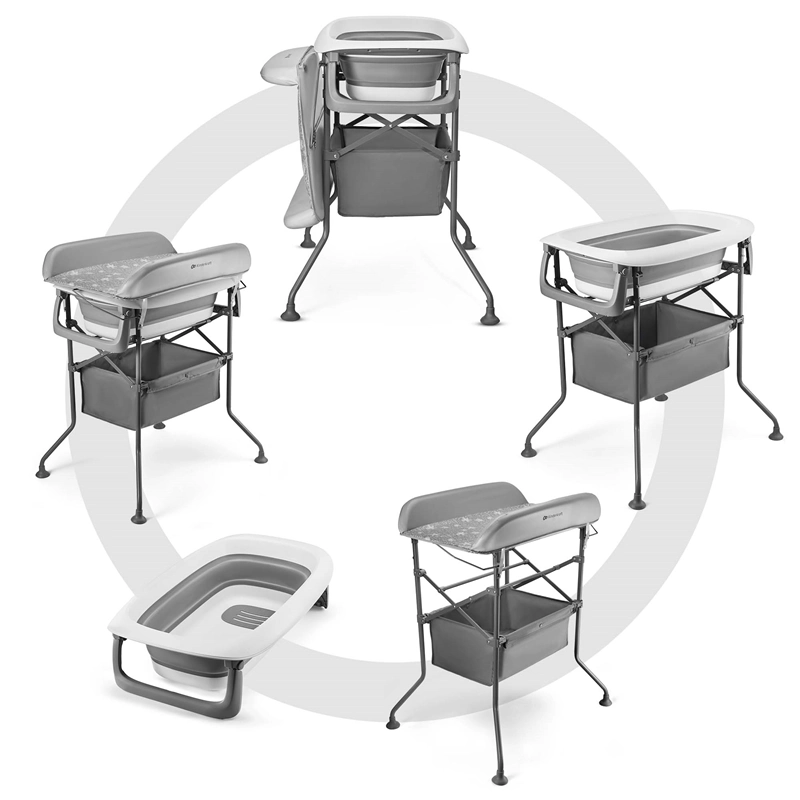 Pięć ustawień: wanienka, przewijak, zestaw