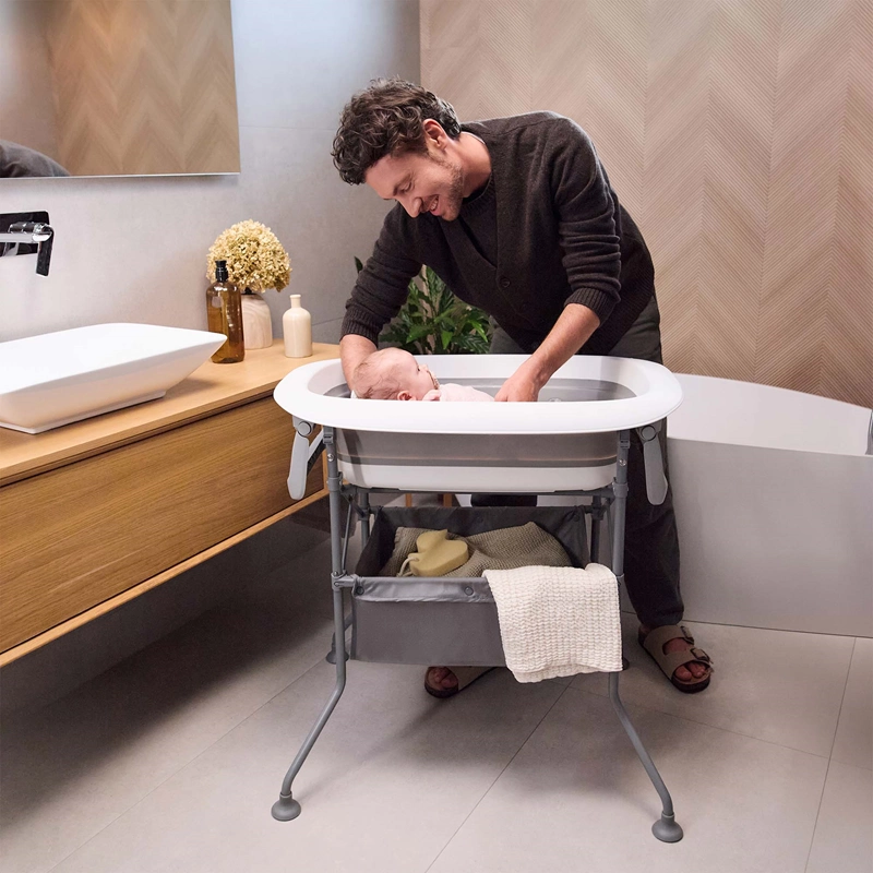 Przewijak Kinderkraft BUBBLY – ergonomiczna wysokość