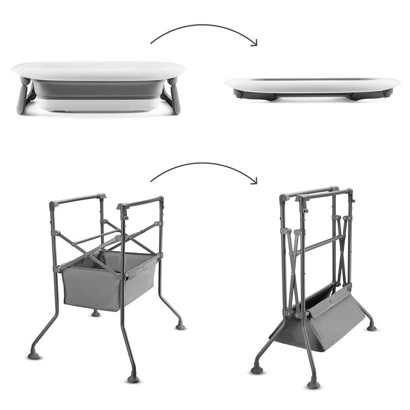 Wanienka składana Kinderkraft BUBBLY – oszczędność miejsca