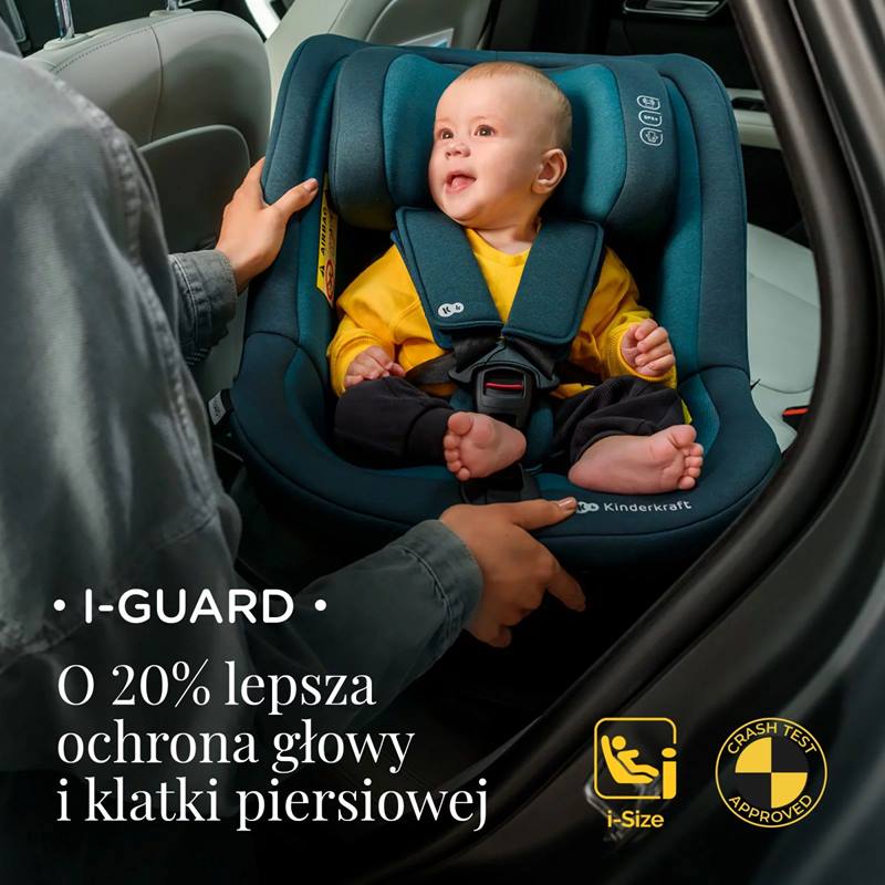 kinderkraft i-guard i-size fotelik samochodowy