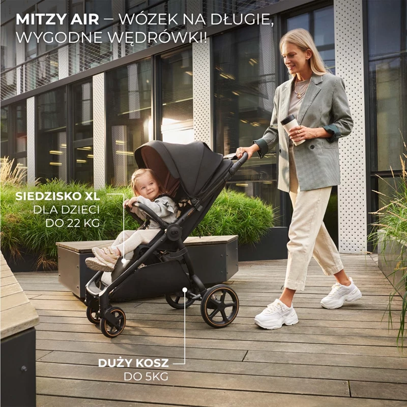 Wózek Kinderkraft MITZY AIR w wersji pełnej