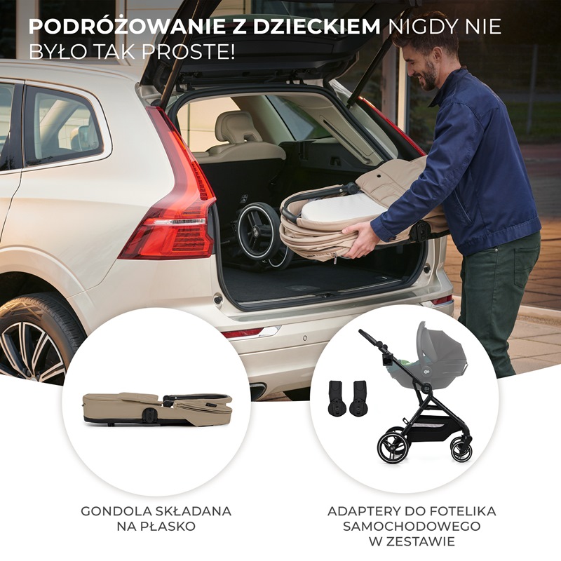 kinderkraft yoxi wózek 2w1