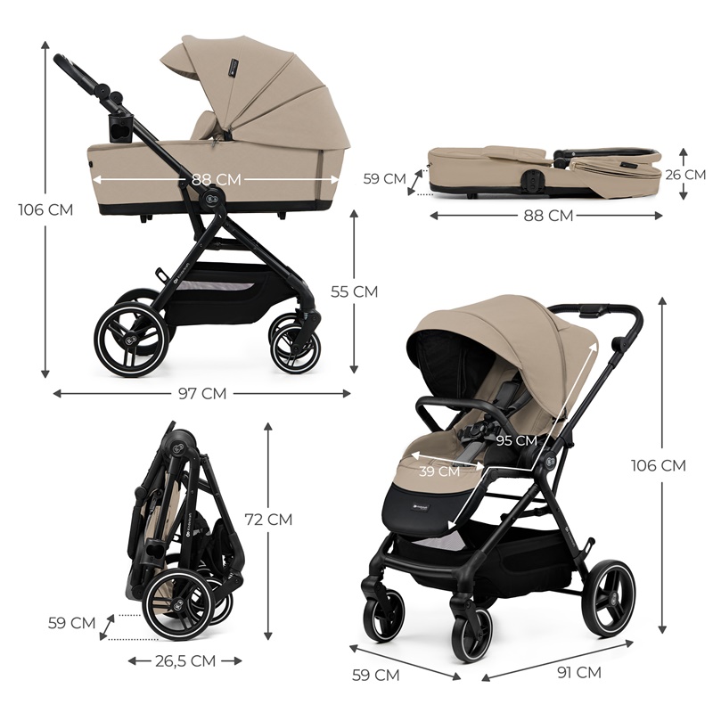 kinderkraft yoxi wózek spacerowy