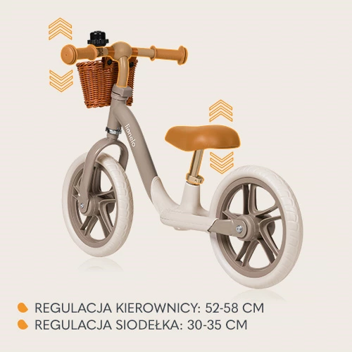 Regulowane siodełko i kierownica