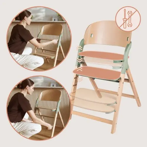 System wgłębień do regulacji w krzesełku Lionelo Megan