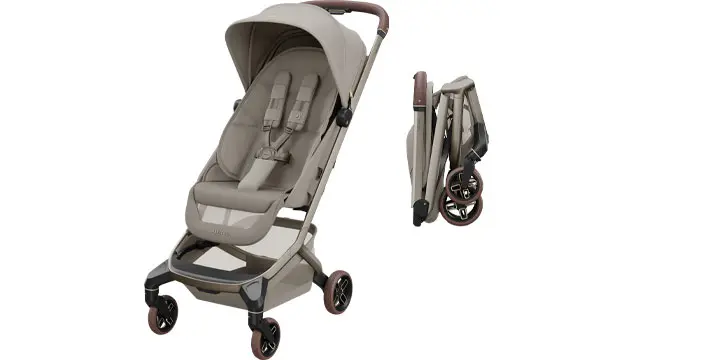 Złożony wózek Maxi Cosi Fame Cabin z paskiem na ramię