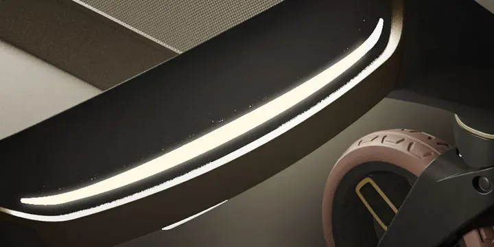 Oświetlenie LED LumiRide w wózku Maxi Cosi Fame Cabin