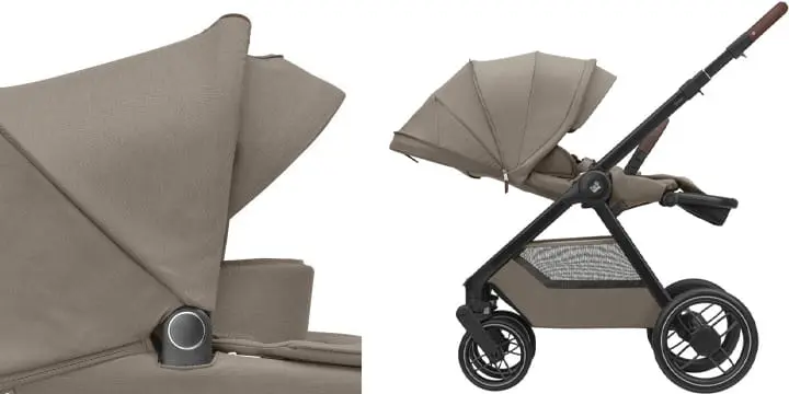 Regulowana budka i rączka do przenoszenia gondoli Maxi-Cosi Oxford+