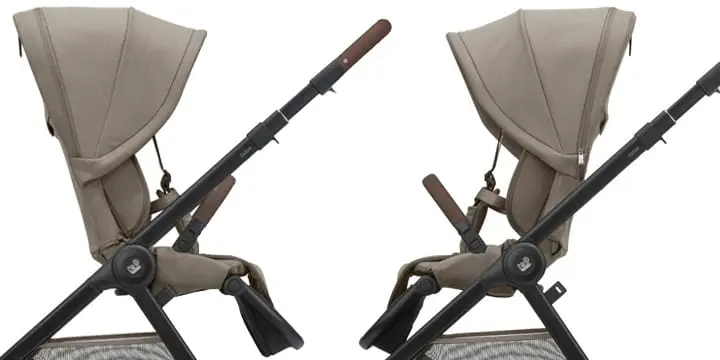 Siedzisko wózka Maxi-Cosi Oxford+ montowane w obu kierunkach jazdy