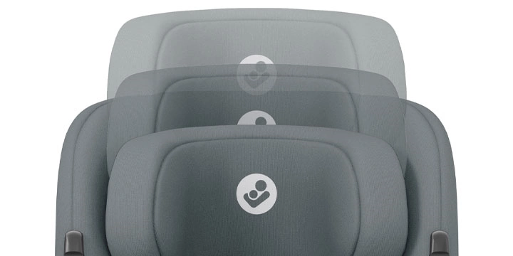 Regulacja zagłówka w foteliku Maxi Cosi Pearl S