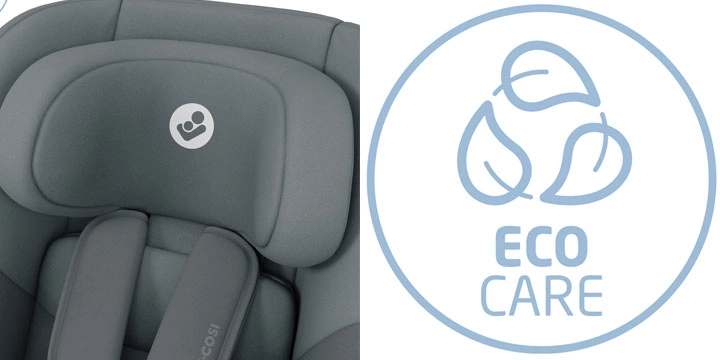 Tkaniny Eco Care w foteliku Maxi Cosi Pearl S