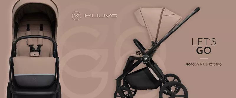 MUUVO GO – widok ogólny wózka spacerowego