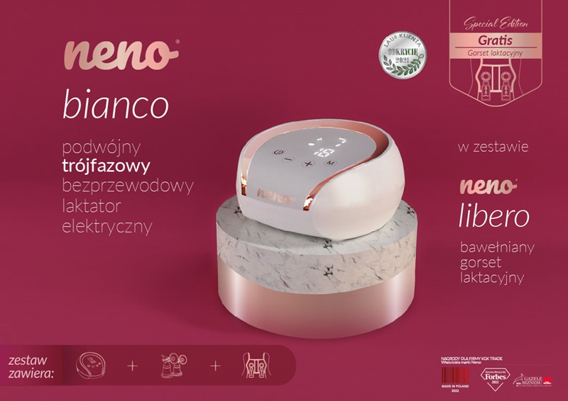 neno bianco podwójny trófazowy laktator elektroniczny