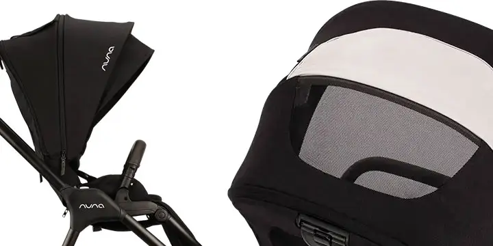 Budka przeciwsłoneczna UPF 50+ w Nuna Triv LX