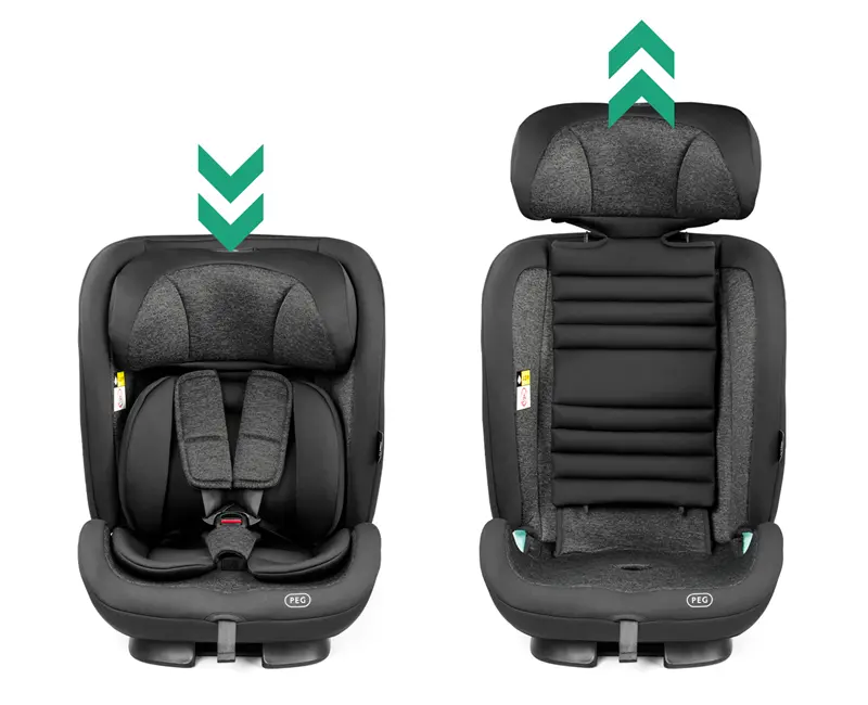 Montaż fotelika PegPerego Viaggio TT w systemie ISOFIX z Top Tether