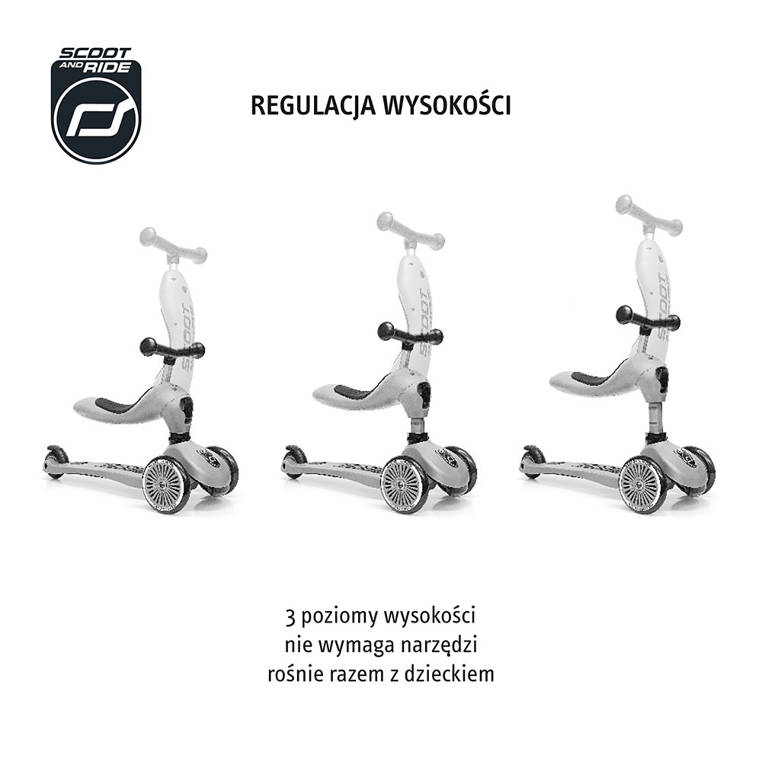 scoot & ride highwaykick1 lifestyle hulajnoga / jeździk 2w1