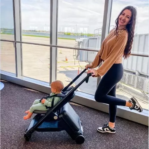 Transformacja walizki TernX w wózek