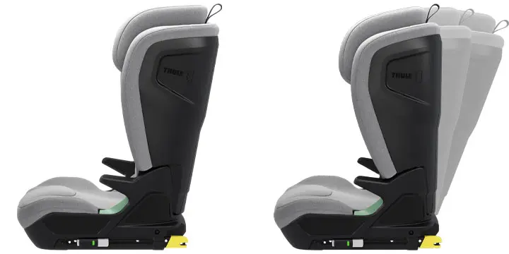 Regulowane oparcie fotelika samochodowego Thule Palm