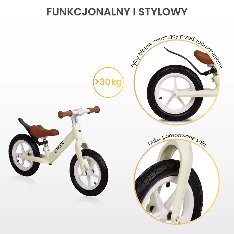 Kolorowe wersje rowerka TOYZ INTER i tylny błotnik
