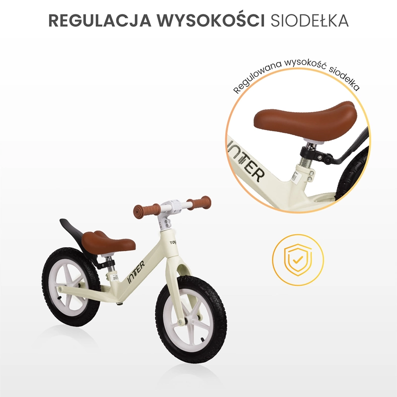 Regulacja wysokości siodełka rowerka TOYZ INTER
