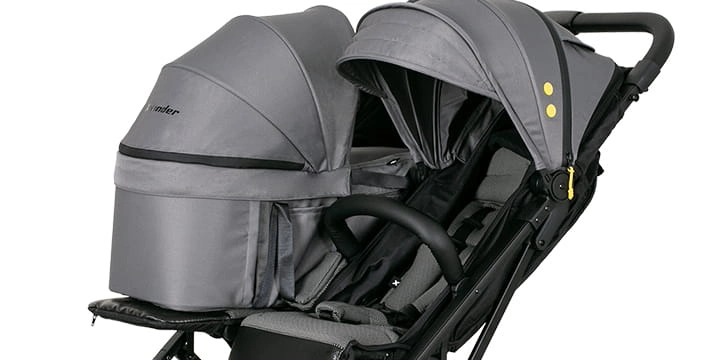 Gondola X-lander X-Nest zamontowana w wózku X-Double