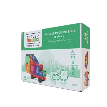 cleverclixx klocki magnetyczne wheels pack intense 25 el.