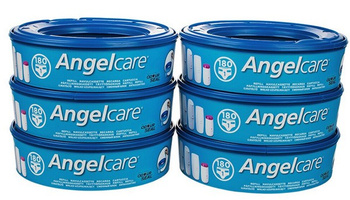 angelcare wkład na pieluchy do pojemnika classic i dress up zestaw 6 szt.