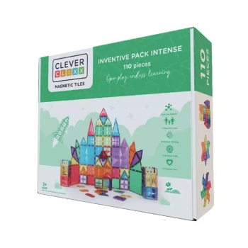 cleverclixx klocki magnetyczne inventive pack intense 110 el.