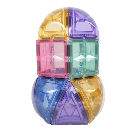cleverclixx klocki magnetyczne small curved pack pastel 34 el.
