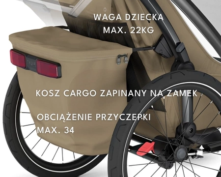 thule chariot cross 2 g3 single przyczepka rowerowa