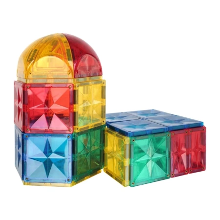 cleverclixx klocki magnetyczne curved dome pack intense 47 el.