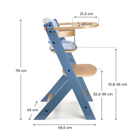 kinderkraft enock krzesełko do karmienia