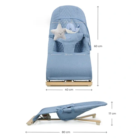 kinderkraft mimi leżaczek-bujaczek