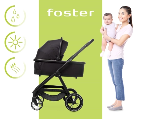 4baby foster wózek 2w1