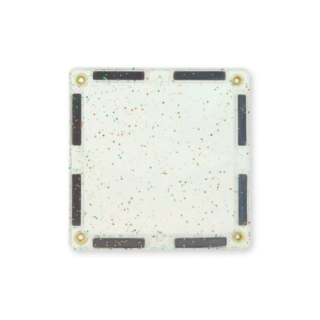 cleverclixx klocki magnetyczne glitter tiles pack transparent / pink 16 el.