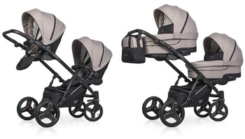 easy go 2ofus wózek bliźniaczy 2w1