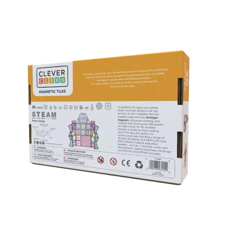 cleverclixx klocki magnetyczne petite pastel pack 36 el.