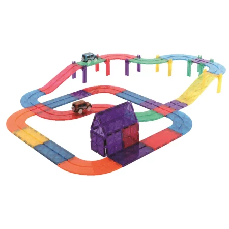 cleverclixx klocki magnetyczne race track intense 65 el.