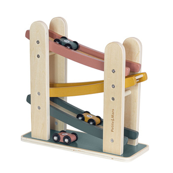 petite&mars drewniana zabawka zjeżdżalnia – tor milky way wood of mars