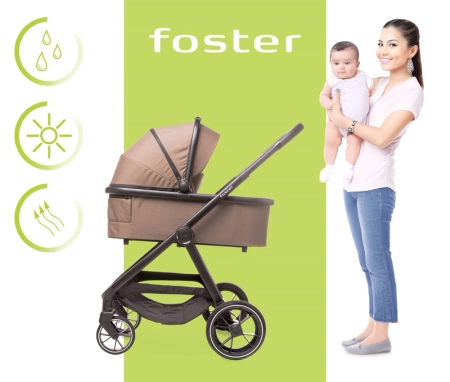 4baby foster wózek 2w1