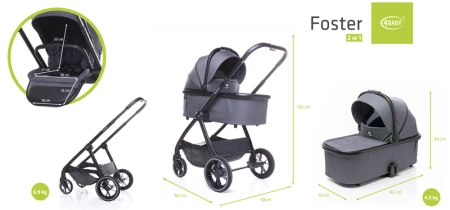 4baby foster wózek 2w1