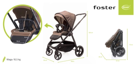 4baby foster wózek spacerowy