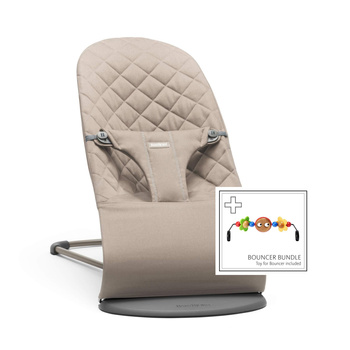 babybjorn bliss leżaczek + zabawka